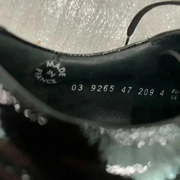 [US8]Mephisto Black Patent Leather Lace Up Comfort Shoes Sneakers-Made in France - Picture 8 of 13